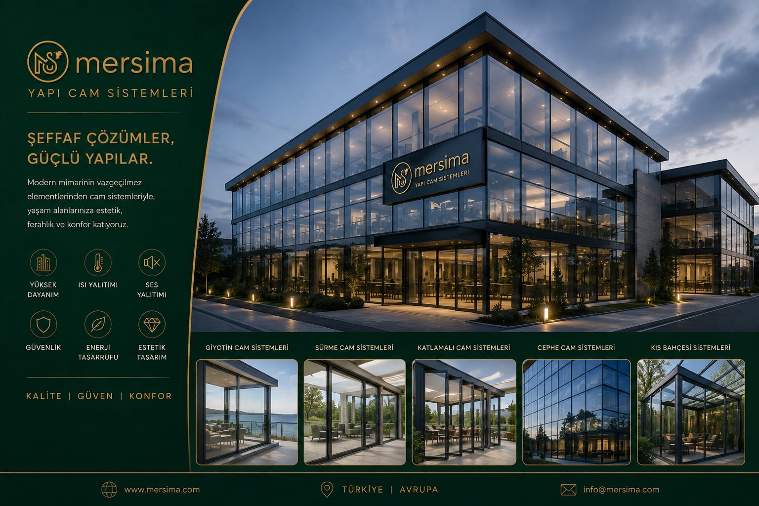 Yapi Pergola ve Cam sistemleri